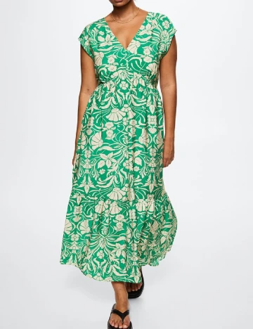 Rochie lunga Mango, verde