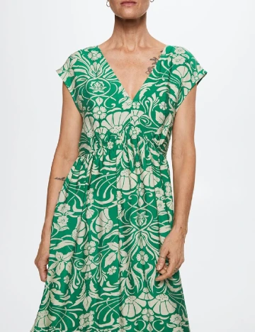 Rochie lunga Mango, verde