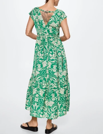 Rochie lunga Mango, verde