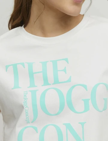 Tricou TheJoggConcept, alb Alb