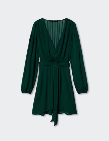 Rochie scurta Mango Violeta, verde