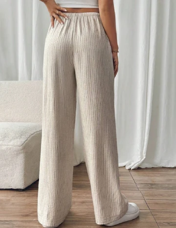 Pantaloni SHEIN, crem Crem