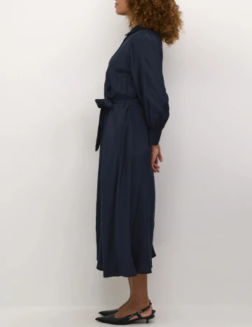 Rochie medie Kaffe, bleumarin