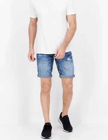 Pantaloni scurti Guess, albastru Albastru