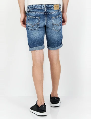 Pantaloni scurti Guess, albastru Albastru