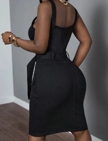 Rochie scurta SHEIN, negru Negru