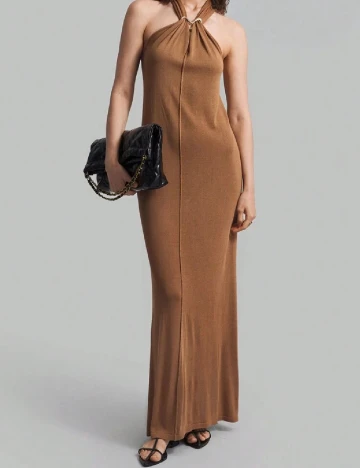 Rochie lunga SHEIN, maro Maro
