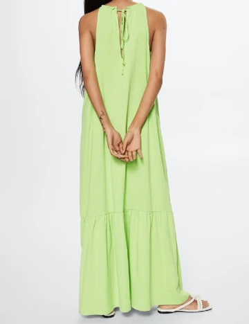 Rochie lunga Mango, verde Verde