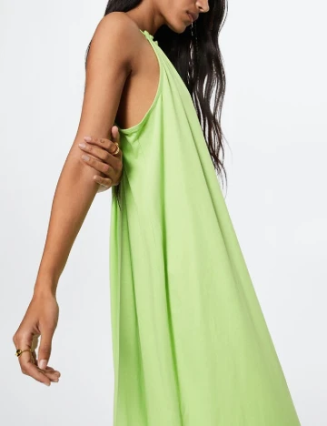 Rochie lunga Mango, verde Verde