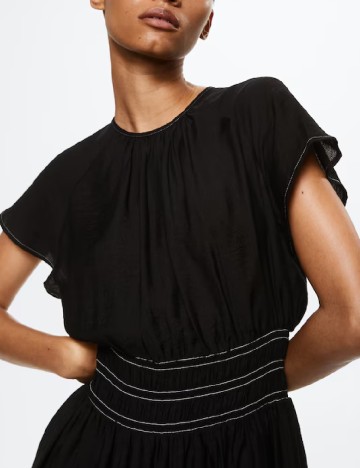 Rochie scurta Mango, negru