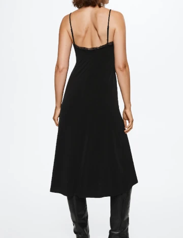 Rochie medie Mango, negru Negru