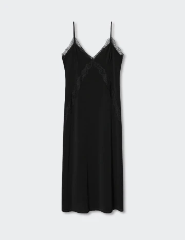 Rochie medie Mango, negru Negru