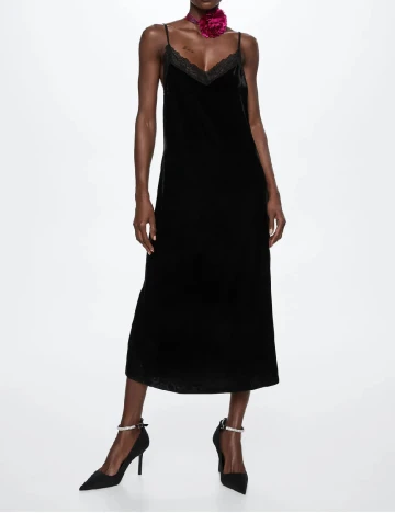 Rochie medie Mango, negru