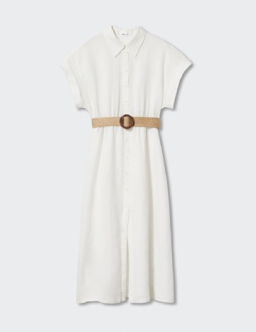 Rochie lunga Mango, alb