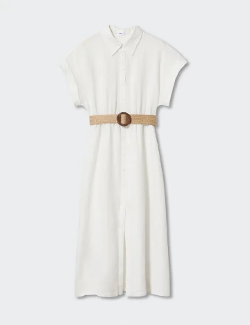 Rochie lunga Mango, alb