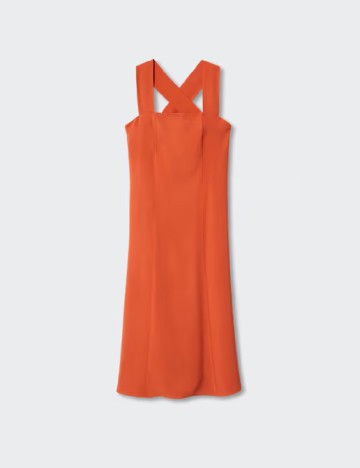 Rochie lunga Mango, portocaliu
