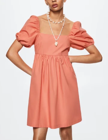 Rochie scurta Mango, roz