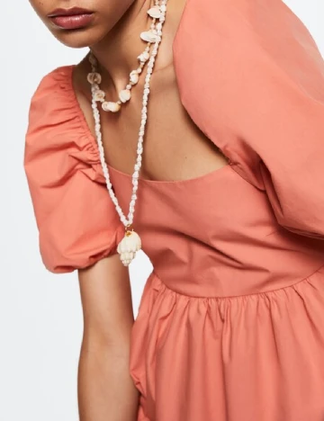 Rochie scurta Mango, roz