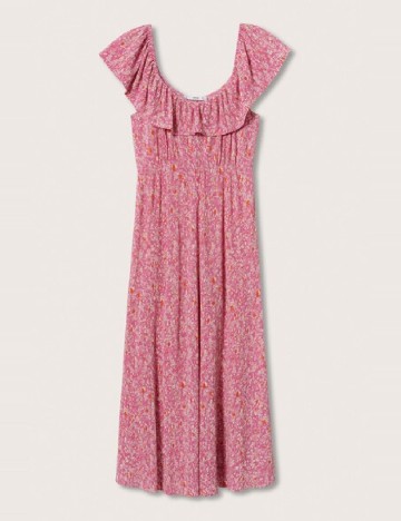 Rochie medie Mango, roz