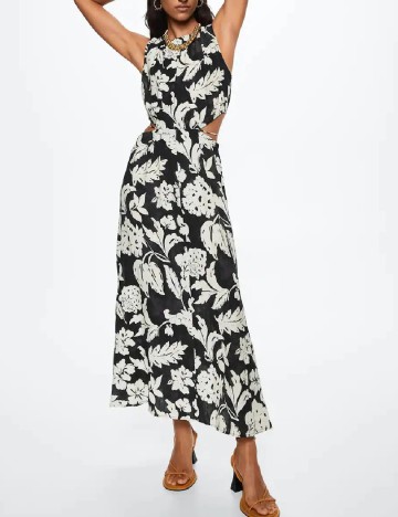 
						Rochie lunga Mango, negru