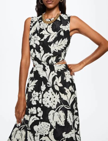 Rochie lunga Mango, negru