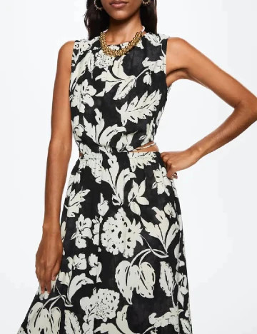 Rochie lunga Mango, negru