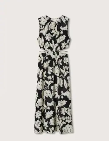 Rochie lunga Mango, negru