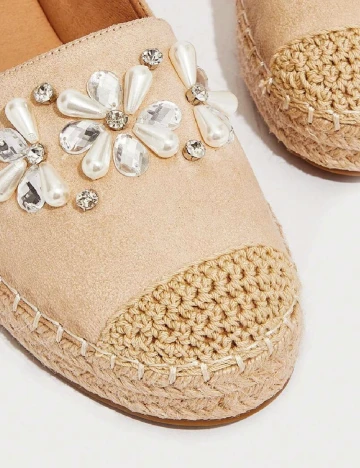 Espadrile SHEIN, crem Crem