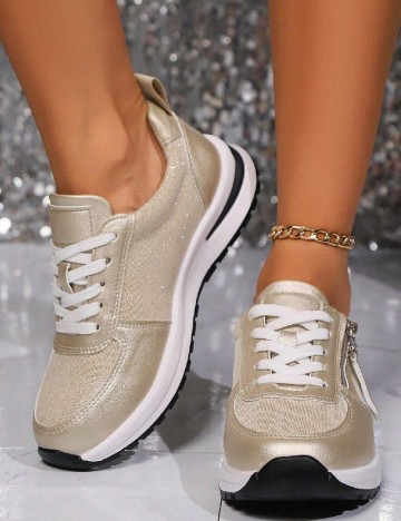 Adidasi SHEIN, auriu