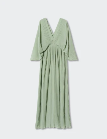 Rochie lunga Mango, verde Verde