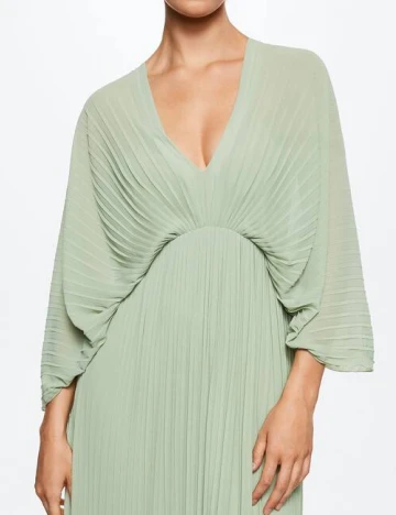 Rochie lunga Mango, verde Verde
