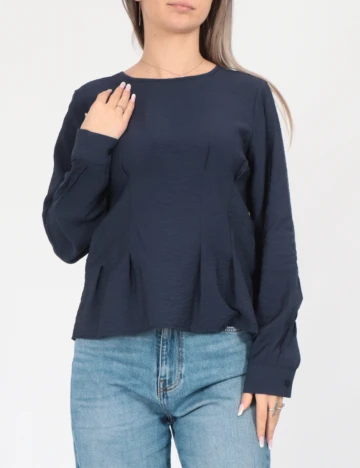 Bluza Vero Moda, bleumarin