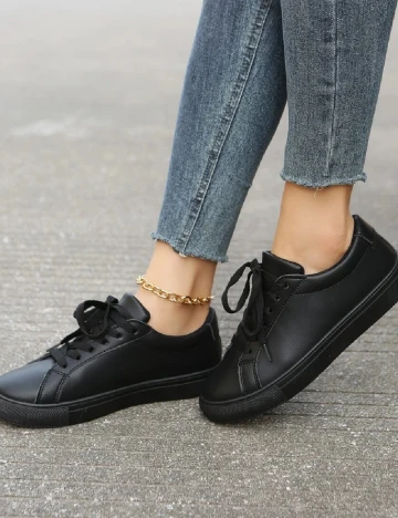 Adidasi SHEIN, negru Negru