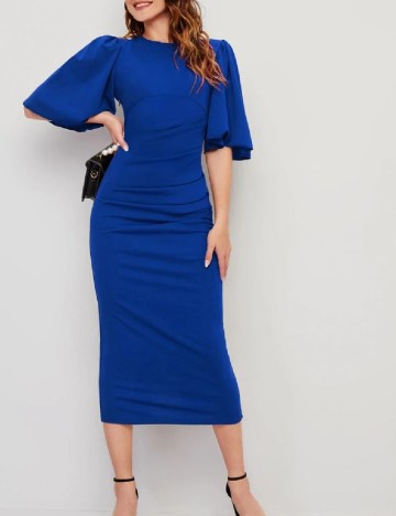 Rochie medie SHEIN, albastru