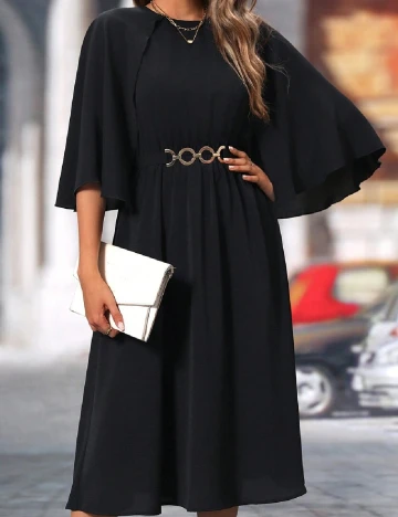 Rochie medie SHEIN, negru Negru