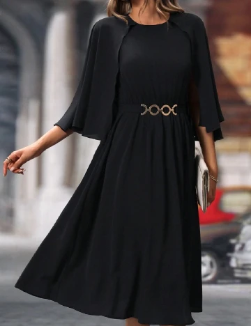 Rochie medie SHEIN, negru Negru
