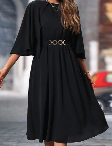 Rochie medie SHEIN, negru Negru