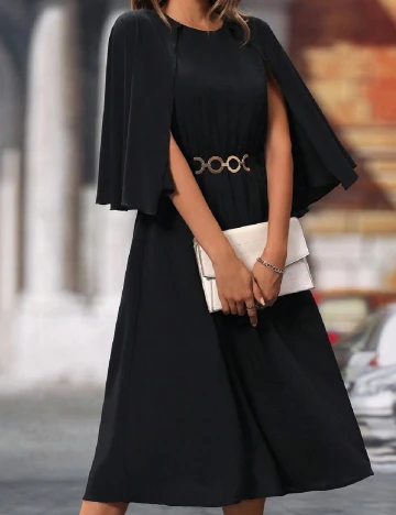 Rochie medie SHEIN, negru Negru