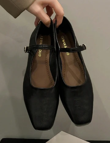 Balerini SHEIN, negru Negru
