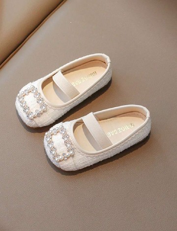 Pantofi Shein Kids, alb