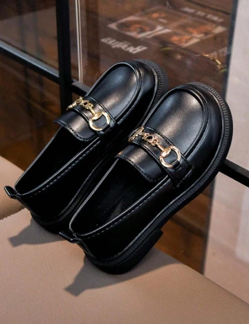 Mocasini Shein Kids, negru