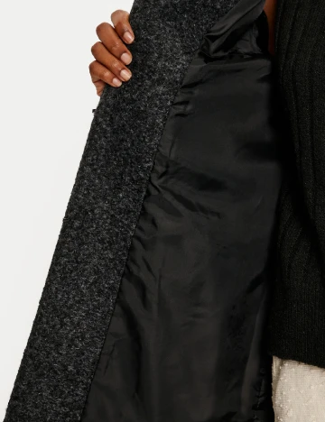 Palton Vero Moda, gri inchis