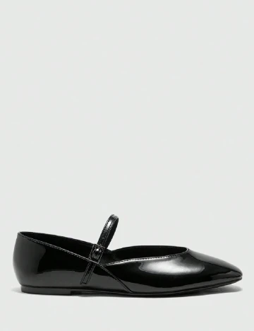 Balerini SHEIN, negru Verde