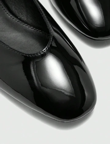 Balerini SHEIN, negru Verde