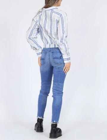 Camasa Jack&Jones, alb/albastru