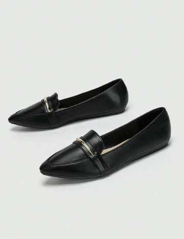 Balerini SHEIN, negru Negru