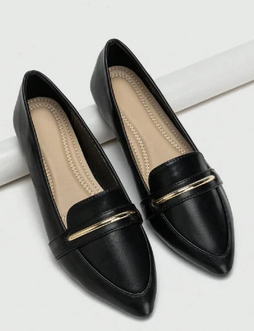 Balerini SHEIN, negru Negru