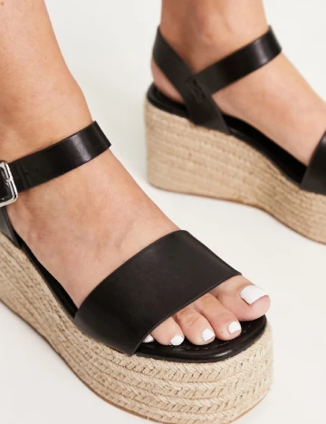 Sandale Glamorous, negru Negru