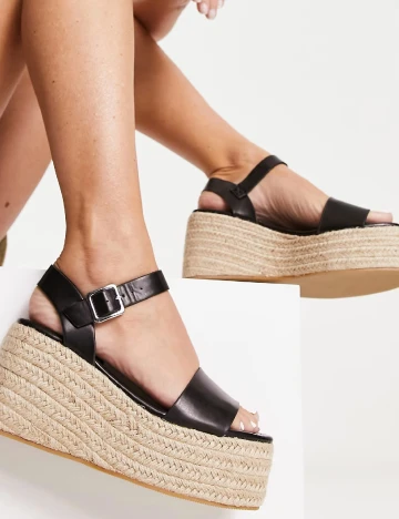 Sandale Glamorous, negru Negru