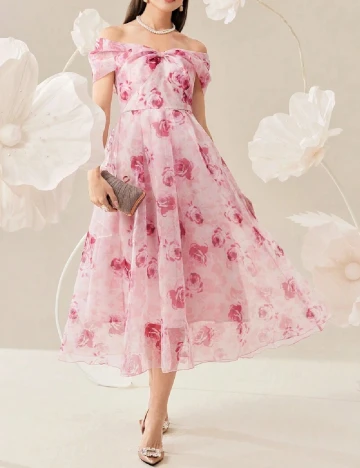 Rochie medie SHEIN, roz Roz